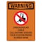Signmission OSHA WARNING Sign, Underground Cable Call W/ Symbol, 24in X 18in Aluminum, 18" W, 24" L, Portrait OS-WS-A-1824-V-13577 - alternate 1